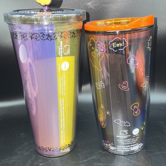 24HR DROP ⬇️ Set of Hello Kitty Halloween tumblers - Picture 3 of 3